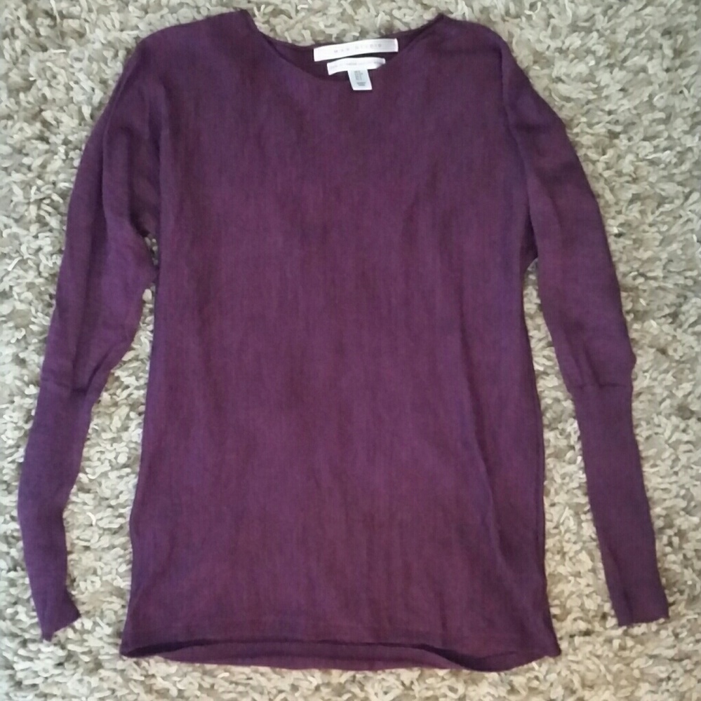 Small Burgundy Wool Lightweight Sweater